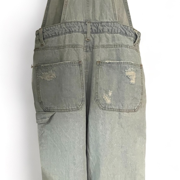 Tinseltown Rigid Ripped Overalls with Button Closures, Size XL, NWT - Picture 12 of 15